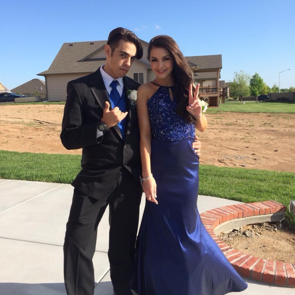 Navy formal dress